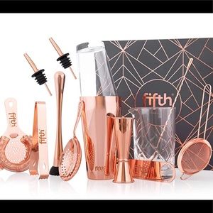 NWT Fifth Label Cocktail Mixology Copper Gift Set